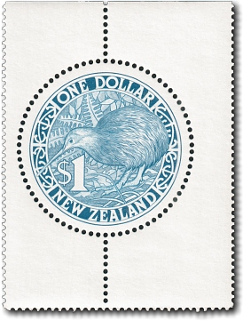 1993 Blue Round Kiwi