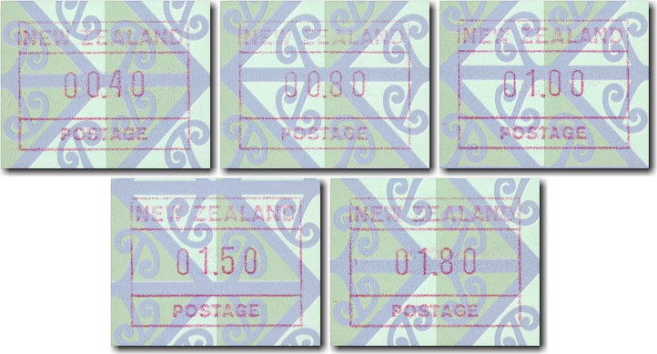 1996 Maori Rafter Frama Stamps