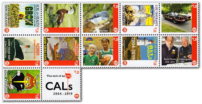 2019 Custom Advertising (CALs) / Personalised Postage Labels